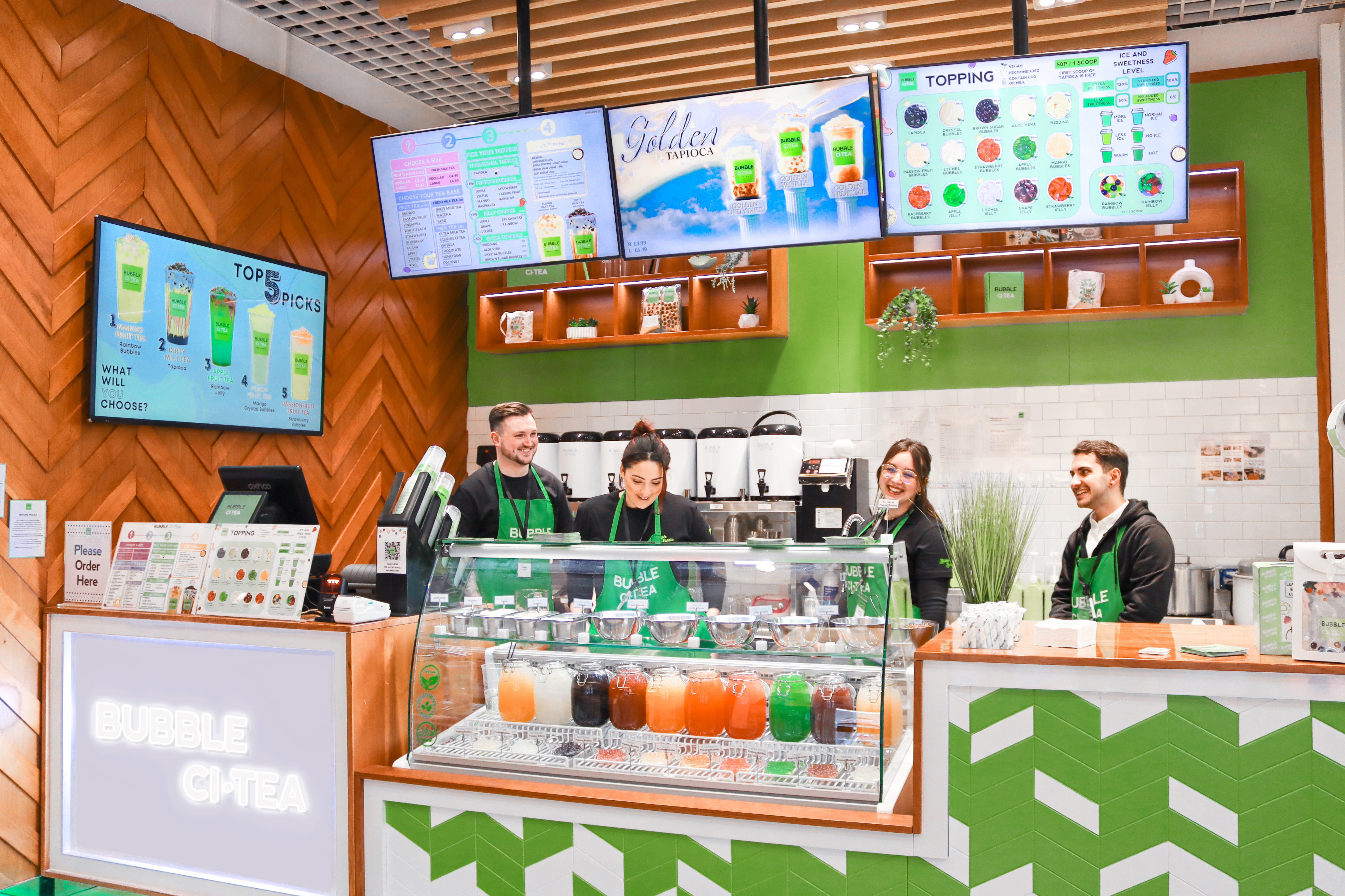Bubble CiTea Store Interior